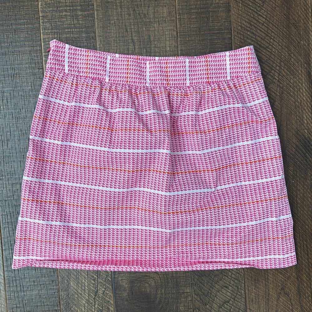 Vineyard Vines Pink Striped Mini Skirt Women's 6 - Picture 7 of 9